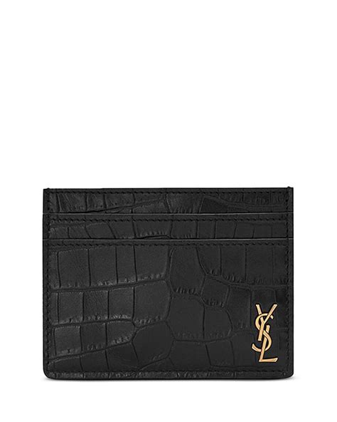 Shop Saint Laurent Tiny Cassandre Card Case .